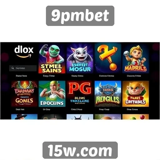 Panorama das opções de jogos disponíveis no 9pmbet