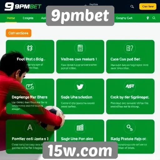 Revisão das funcionalidades do site 9pmbet