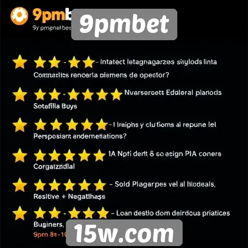 Feedback de usuários sobre a experiência no 9pmbet