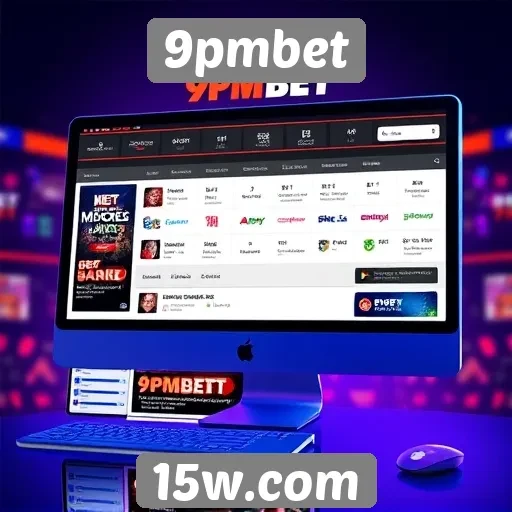 Análise da interface do usuário do site 9pmbet