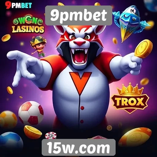 Variedade de jogos disponíveis na 9pmbet